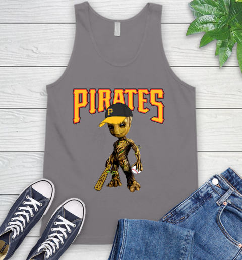 MLB Pittsburgh Pirates Groot Guardians Of The Galaxy Baseball Tank Top 7