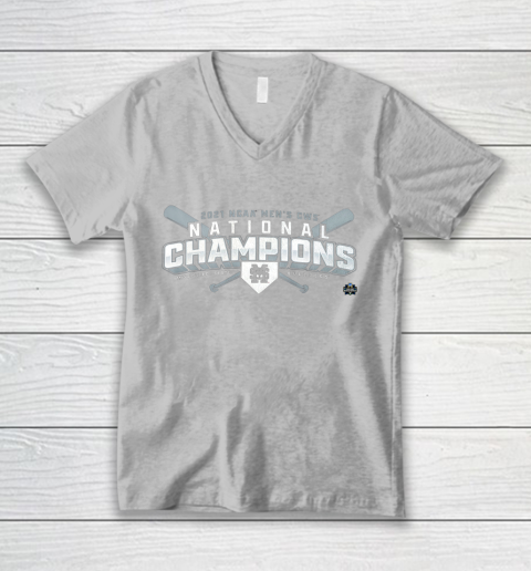 Mississippi State National Championship 2021 V-Neck T-Shirt 3