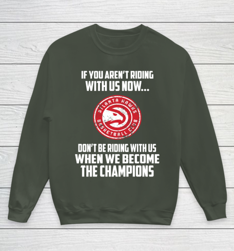 NBA Atlanta Hawks Basketball We Become The Champions Youth Sweatshirt 8