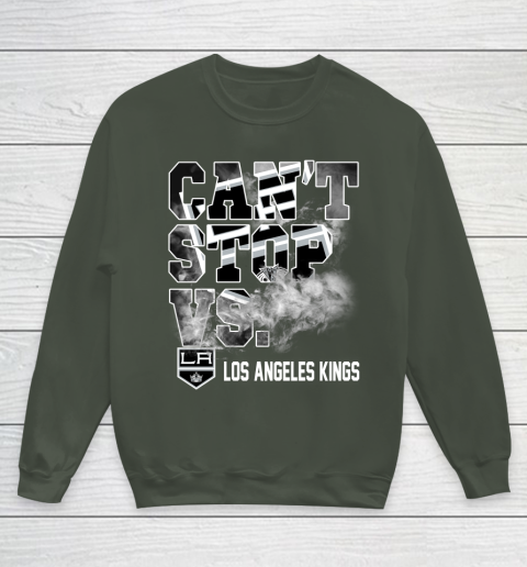 NHL Los Angeles Kings Hockey Can't Stop Vs Youth Sweatshirt 8