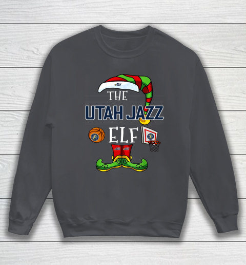 Utah Jazz Christmas ELF Funny NBA Sweatshirt 4