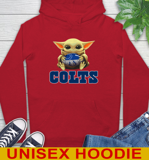 NFL Football Indianapolis Colts Baby Yoda Star Wars Shirt Hoodie 10