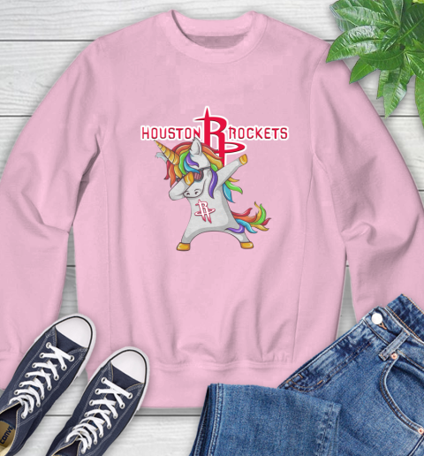 Houston Rockets NBA Basketball Funny Unicorn Dabbing Sports Sweatshirt 10 Houston Rockets NBA Basketball Funny Unicorn Dabbing Sports Sweatshirt - Image 10