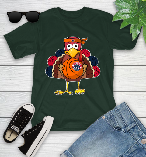 Washington Wizards Turkey thanksgiving day Youth T-Shirt 5