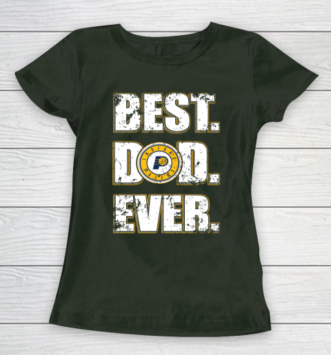 NBA Indiana Pacers Basketball Best Dad Ever Family Shirt Women's T-Shirt 4