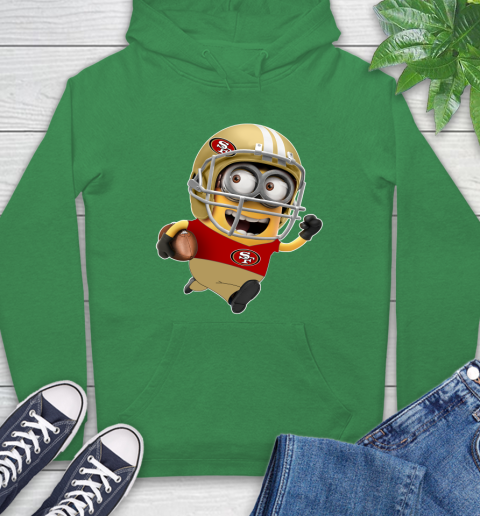 NFL San Francisco 49ers Minions Disney Football Sports Hoodie 8