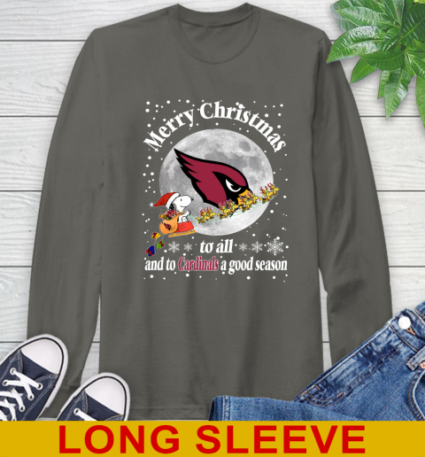 Arizona Cardinals Merry Christmas To All And To Cardinals A Good Season NFL Football Sports Long Sleeve T-Shirt 10
