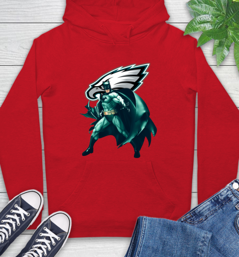 NFL Batman Football Sports Philadelphia Eagles Hoodie 10
