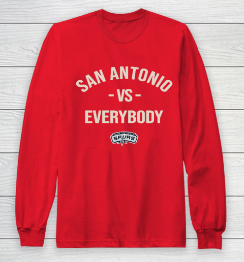 San Antonio Spurs Vs Everybody Long Sleeve T-Shirt 7