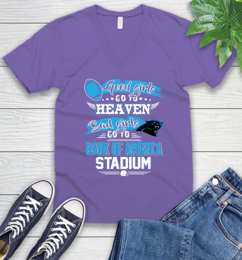 Carolina Panthers NFL Bad Girls Go To Bank of America Stadium Shirt V-Neck T-Shirt 8