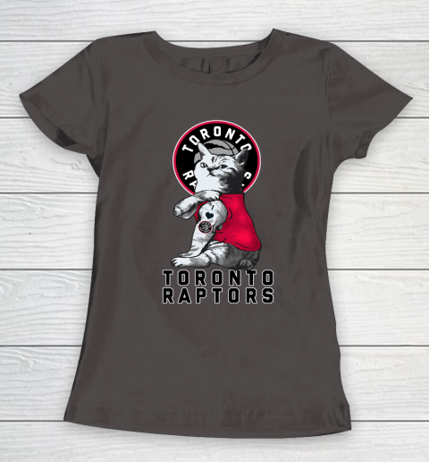NBA Basketball My Cat Loves Toronto Raptors Women's T-Shirt 7