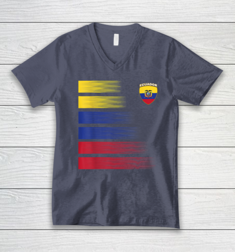 Ecuador Football Shirt Ecuadorian Soccer Jersey V-Neck T-Shirt 6