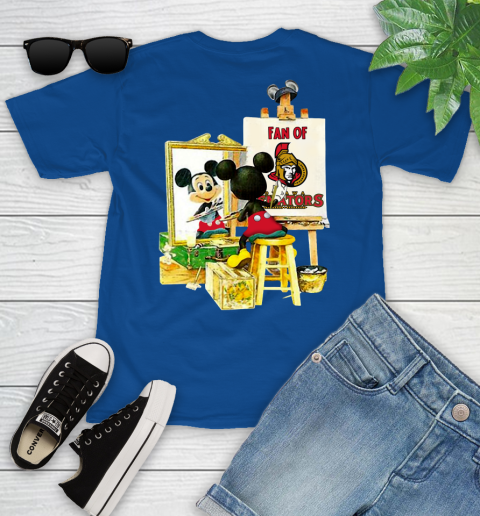 NHL Hockey Ottawa Senators Mickey Drawing Shirt 103