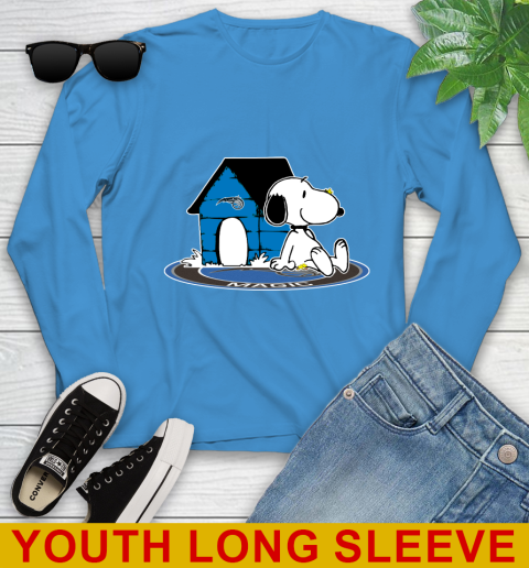 NBA Basketball Orlando Magic Snoopy The Peanuts Movie Shirt Youth Long Sleeve 8
