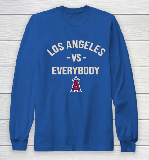 Los Angeles Angels Vs Everybody Long Sleeve T-Shirt 6