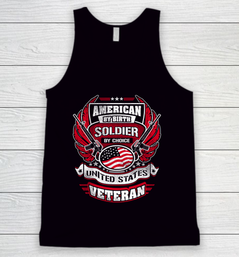 Veteran Shirt Veteran American By Birth Tank Top