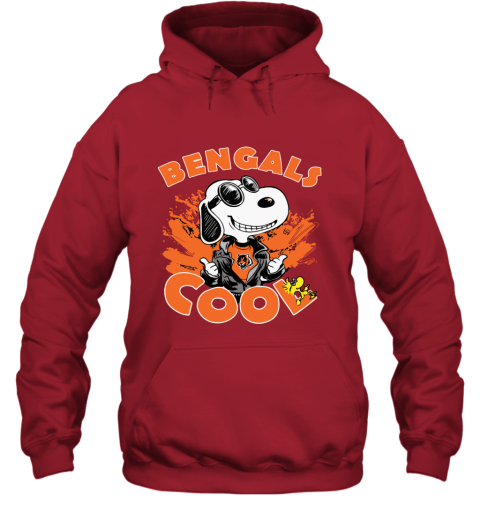 Cincinnati Bengals Snoopy Joe Cool We're Awesome Youth Sweatshirt 