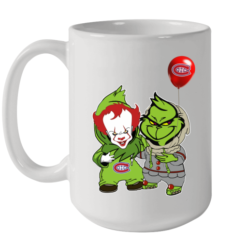 Montreal Canadiens Baby Pennywise Grinch Christmas NHL Hockey Ceramic Mug 15oz