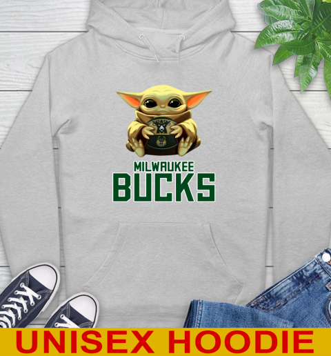NBA Basketball Milwaukee Bucks Star Wars Baby Yoda Shirt 18