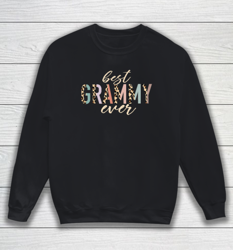 Best Grammy Ever Gifts Leopard Print Mother's Day Sweatshirt