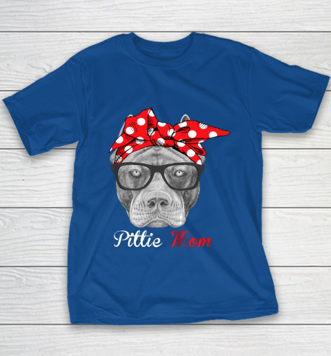 Dog Mom Shirt Pittie Mom Shirt for Pitbull Dog Lovers Mothers Day Youth T-Shirt 6