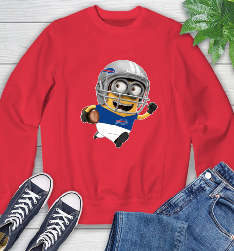 NFL Buffalo Bills Minions Disney Football Sports Sweatshirt 10