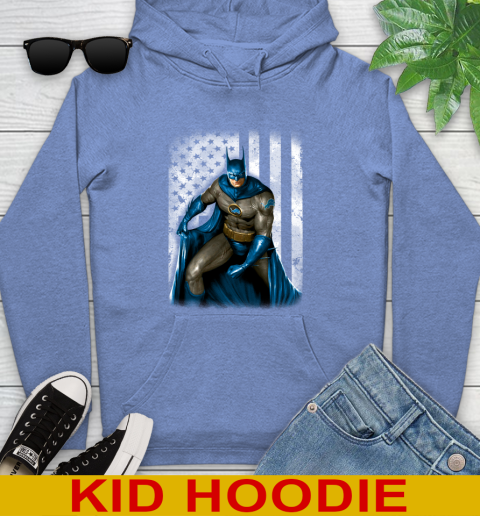 Detroit Lions NFL Football Batman DC American Flag Shirt Youth Hoodie 12