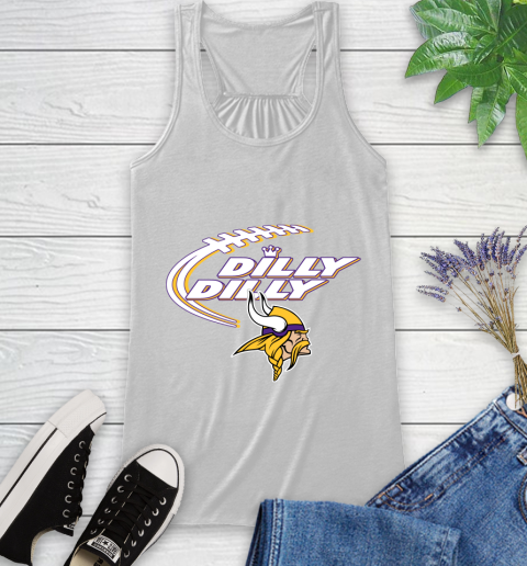 NFL Minnesota Vikings Dilly Dilly Football Sports Racerback Tank