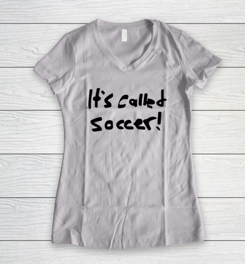 It´s Called Soccer Christian Pulisic Women's V-Neck T-Shirt