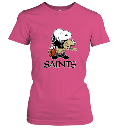 New Orleans Saints Pink Dog T-Shirt