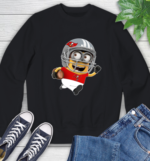 NFL Tampa Bay Buccaneers Minions Disney Football Sports Sweatshirt 2