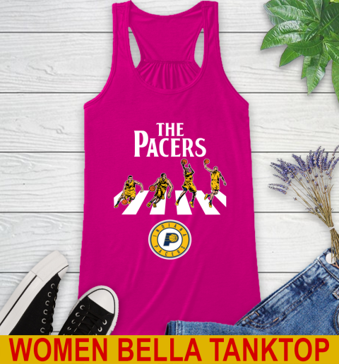 NBA Basketball Indiana Pacers The Beatles Rock Band Shirt Racerback Tank 6