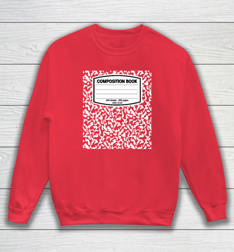 Composition Book Notebook Matching group Halloween Teacher Sweatshirt 6