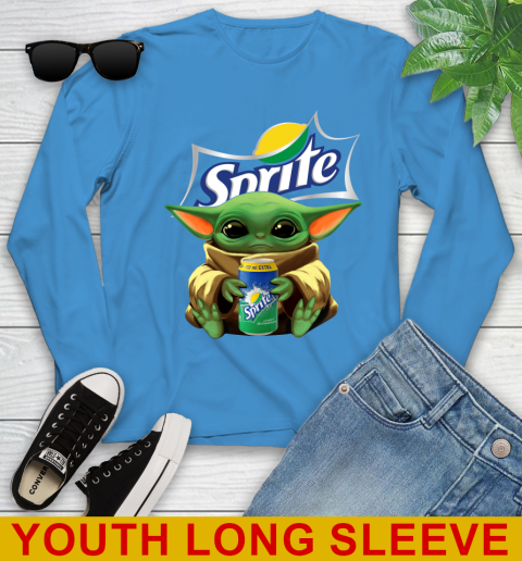 Star Wars Baby Yoda Hugs Sprite Soft Drink Shirt 129