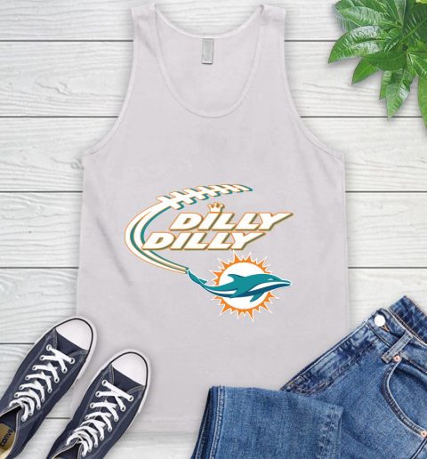 NFL Miami Dolphins Dilly Dilly Football Sports Tank Top