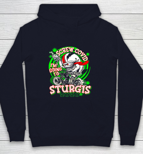 Screw Covid I'm Going to Sturgis 2020 Youth Hoodie 2