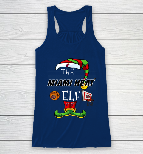 Miami Heat Christmas ELF Funny NBA Racerback Tank 6