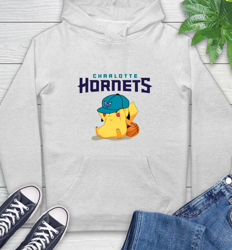 NBA Pikachu Basketball Sports Charlotte Hornets Hoodie