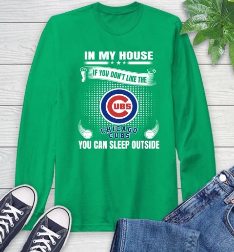 chicago cubs green jersey