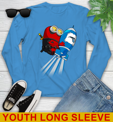 NBA Basketball Orlando Magic Deadpool Minion Marvel Shirt Youth Long Sleeve 8