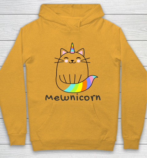 Mewnicorn Cute Clever Design Funny Unicorn Cat Boy Girl Youth T-Shirt