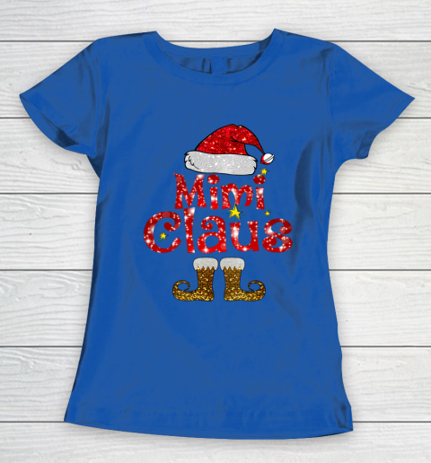 Funny Santa Mimi Claus Merry Christmas Women's T-Shirt 8
