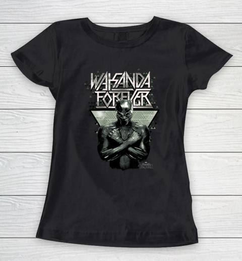 Marvel Black Panther Wakanda Forever Prism Patterned Women's T-Shirt