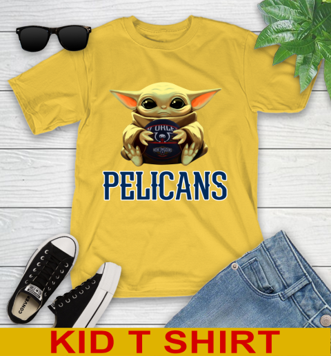NBA Basketball New Orleans Pelicans Star Wars Baby Yoda Shirt 108