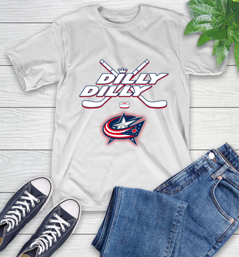 NHL Columbus Blue Jackets Dilly Dilly Hockey Sports T-Shirt