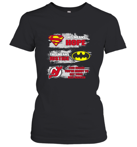 New Jersey Devils Kick Your Ass Women's T-Shirt