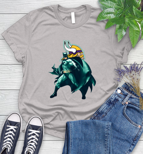 NFL Batman Football Sports Minnesota Vikings Women's T-Shirt 10