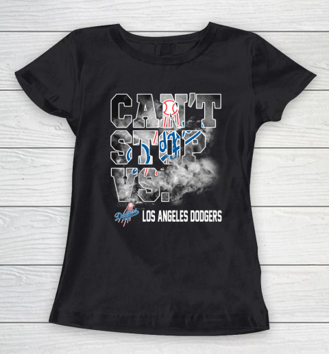 MLB Los Angeles Dodgers Baseball Can't Stop Vs Dodgers Women's T-Shirt