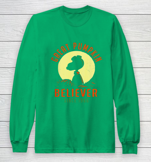 Peanuts Great Pumpkin believer since 1966 Halloween Long Sleeve T-Shirt 4