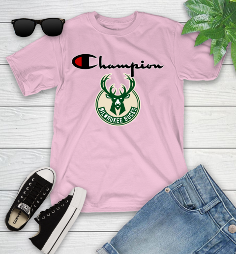 NBA Basketball Milwaukee Bucks Champion Shirt Youth T-Shirt 7